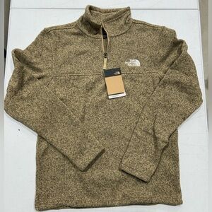 The North Face Men's Tsillan 1/4 Zip Jacket - Khaki Stone Heather
